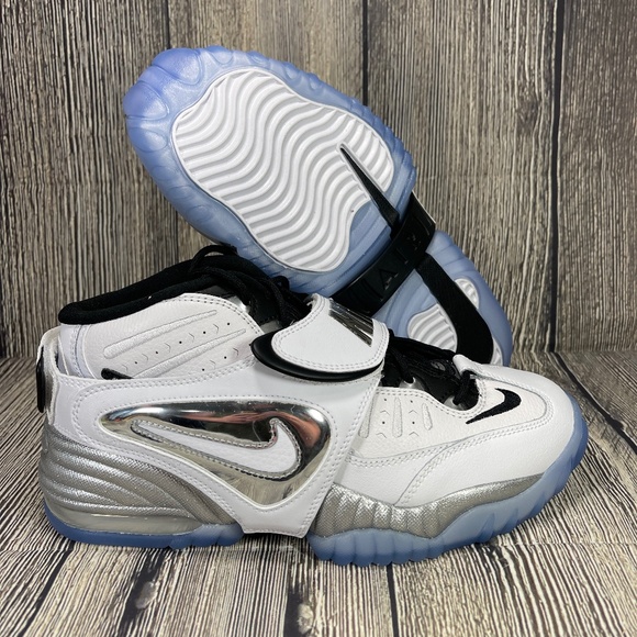 Nike Air Adjust Force White/Metallic Silver/Black/Clear Wmns 8.5 M 7 DV7409-100 - Picture 1 of 8